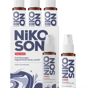 اسپری ترک سیگار نیکوسون NIKOSON گیاهی–میوه‌ای ۳×۲۰ml